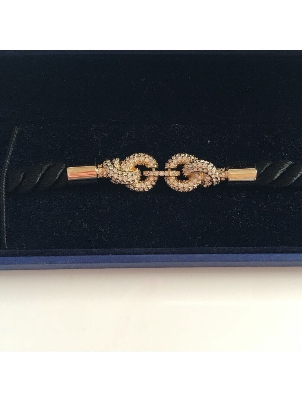 Swarovski gold bracelet